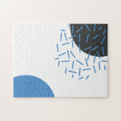 Puzzle Moderne, simple, cool, abstrait, motif graphique (Horizontal)