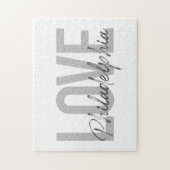 Puzzle Moderne, simple, cool, design Amour Philadelphie (Vertical)
