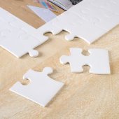 Puzzle Moderne Simple Grand-Mère Coeur 8 Photo Collage pe (Côté)