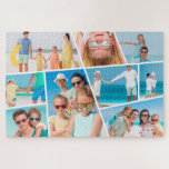 Puzzle Moderne simple personnalisé 9 images Collage Photo<br><div class="desc">Ajoutez neuf (9) photos personnalisées de votre famille et de vos amis et l'année. Ajoutez vos photos et si nécessaire,  démasquez le groupe de photos et le cadre,  ajustez l'image sur le cadre,  puis cliquez sur masque.</div>