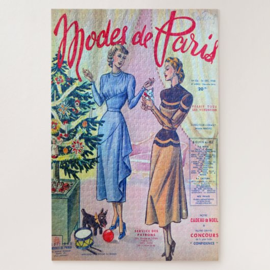 Puzzle Modes De Paris. (Vertical)