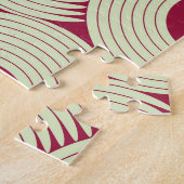 Puzzle Moebius Stripe : Carrelage rouge-vert infini (Côté)