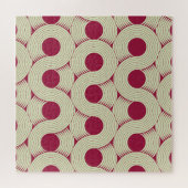 Puzzle Moebius Stripe : Carrelage rouge-vert infini (Horizontal)