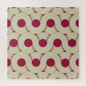 Puzzle Moebius Stripe : Carrelage rouge-vert infini (Vertical)