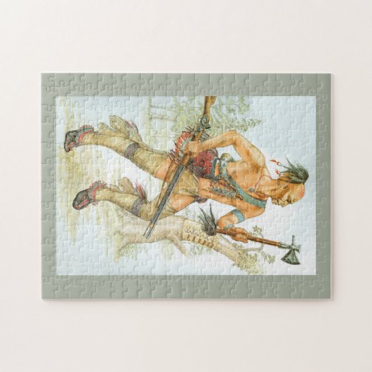 Puzzle Mohawk warrior (Horizontal)