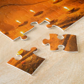 Puzzle Moine priant près d'un Bouddha (Côté)