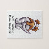 Puzzle Moins d'aboiement, plus de baguage (Horizontal)