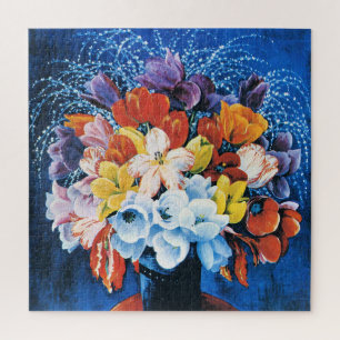 Puzzle Moise Kisling, Bouquet de Tulipes,