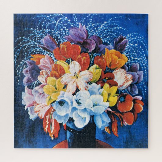 Puzzle Moise Kisling, Bouquet de Tulipes, (Vertical)