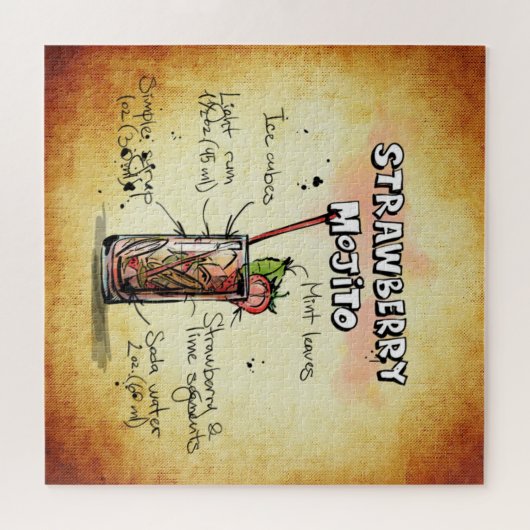 Puzzle Mojito fraise 01 (Horizontal)