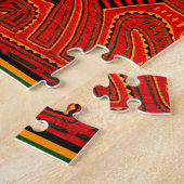 Puzzle Mola Design par les Indiens San Blas (Côté)