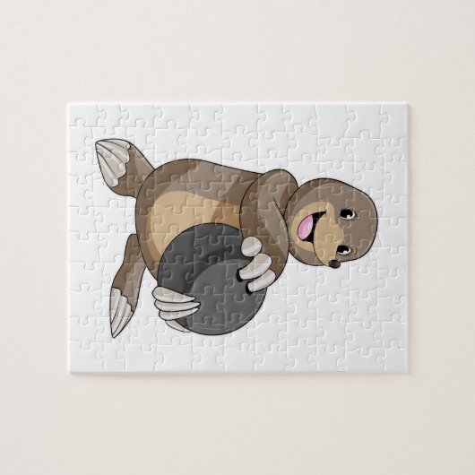 Puzzle Mole à Bowling avec Bowling balle (Horizontal)