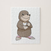 Puzzle Mole avec Coffee Cup (Vertical)