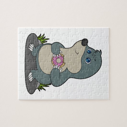 Puzzle Mole avec Donut (Horizontal)