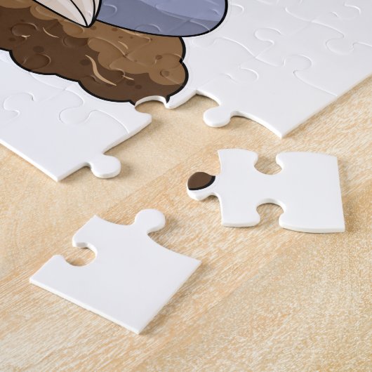 Puzzle Mole avec Fleur marguerite (Côté)