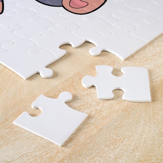 Puzzle Mole avec parapluie (Côté)