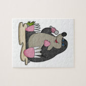Puzzle Mole en chanteur avec microphone (Horizontal)