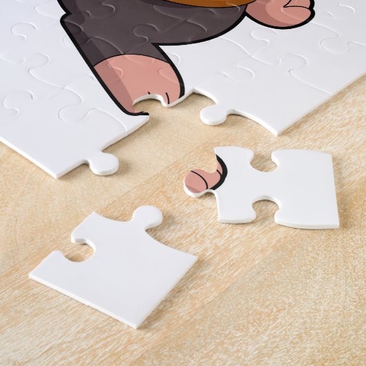 Puzzle Mole en cowboy (Côté)