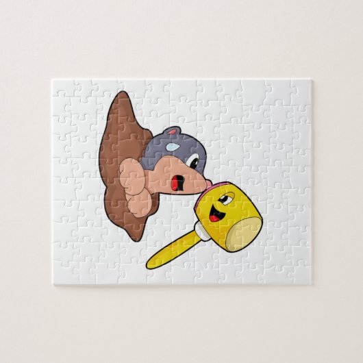 Puzzle Mole Hammer (Horizontal)
