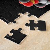 Puzzle molécule d'ADN. Modèle moléculaire de l'ADN (Côté)