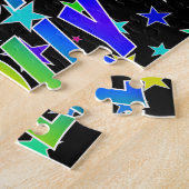 Puzzle "MOLLY" Prénom, Amusant "HEUREUX ANNIVERSAIRE" (Côté)