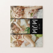Puzzle Mom Established Elegant Script Black 3 Photo  (Vertical)