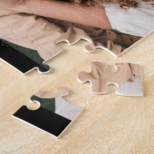 Puzzle Mom Established Modern Black Photo (Côté)