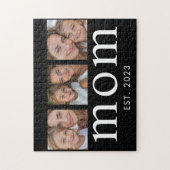 Puzzle Mom Established Modern Minimal 3 Photo (Vertical)