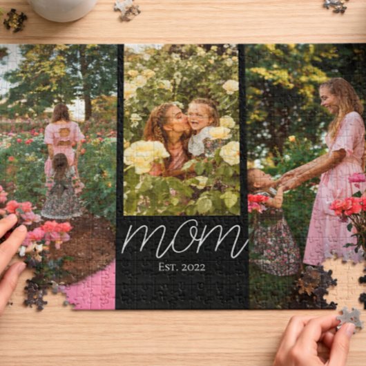 Puzzle Mom Established Modern Script 3 Photo