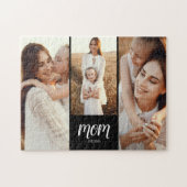 Puzzle Mom Established Modern Script 3 Photo (Horizontal)