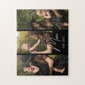 Puzzle Mom Established Modern Script 3 Photo (Vertical)