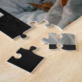 Puzzle Mom Established Modern Script Black 3 Photo (Côté)