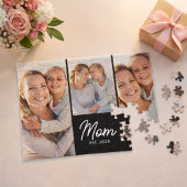 Puzzle Mom Established Modern Script Black 3 Photo