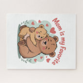 Puzzle Mom Is My Favorite (Horizontal)