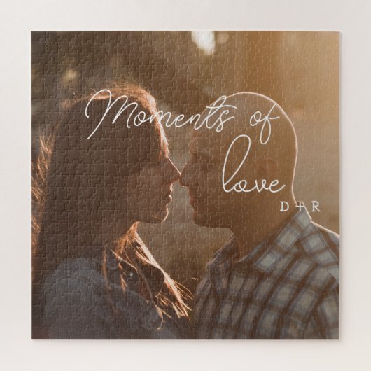Puzzle Moments d'amour, couple amoureux (Vertical)