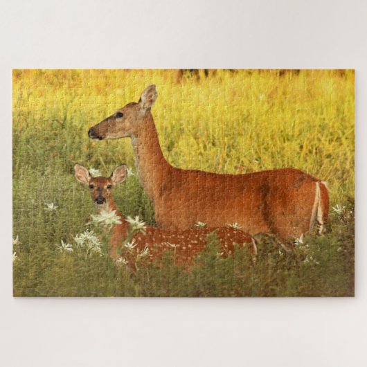 Puzzle Momma et Baby Deer (Horizontal)