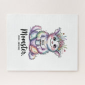 Puzzle Momster. (Mom + Monster) (Horizontal)