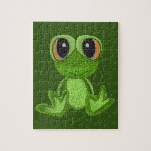 Puzzle Mon ami Green Frog (Vertical)