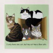 Puzzle Mon chat a des chats (Vertical)