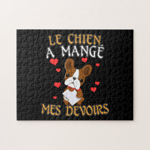 Puzzle Mon chien a mangé mes devoirs - Citation pour appr