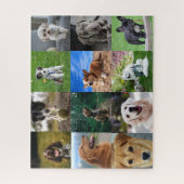 Puzzle Mon chien photo Collage sur (Vertical)