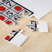 Puzzle Mon coeur appartient au bingo-test (Côté)