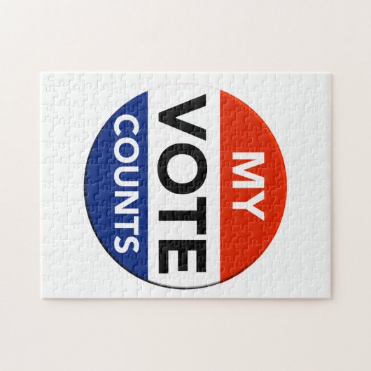 Puzzle Mon compte de vote (Horizontal)