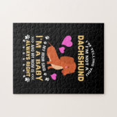 Puzzle Mon Dachshund Est Mon Bébé (Horizontal)