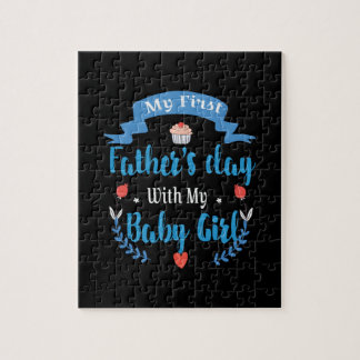 Puzzle Mon Père Ma Première Fête des pères Avec Mon Bébé 