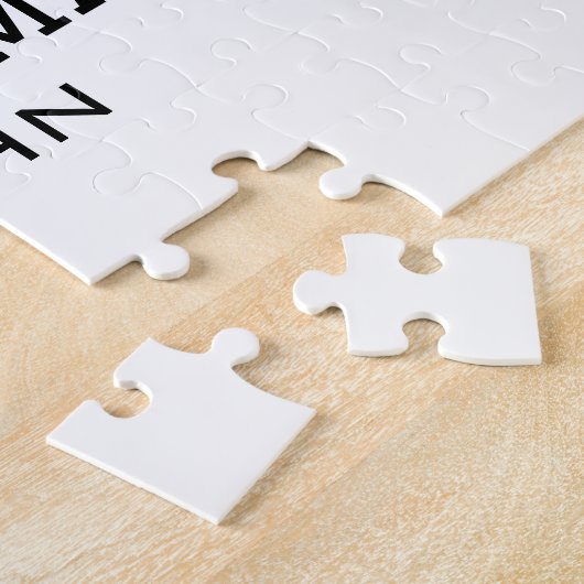 Puzzle Mon premier Noël ajouter nom masculin hommes texte (Côté)