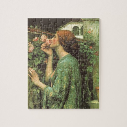 Puzzle Mon Rose doux, ou Âme du Rose par Waterhouse (Vertical)
