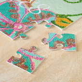 Puzzle Mon XOXO Little Princess Floral Art Design d'impre (Côté)