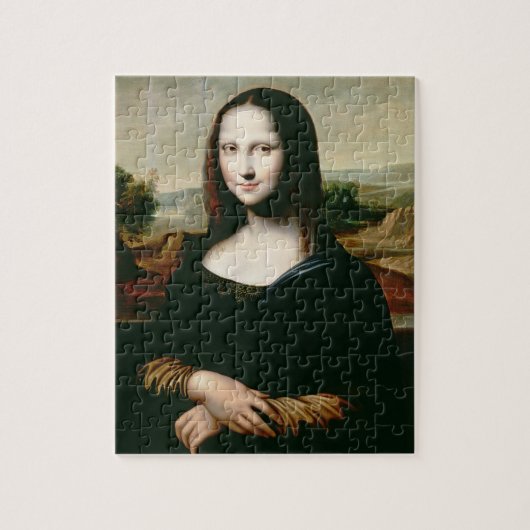 Puzzle Mona Lisa, copie de la peinture par Leonardo DA (Vertical)