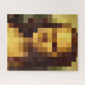 Puzzle Mona Lisa pixel art Leonardo da Vinci, La Gioconda (Horizontal)
